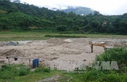 Tăng cường xử lý hành vi khai thác cát trái phép tại Nậm Nhùn, Lai Châu 